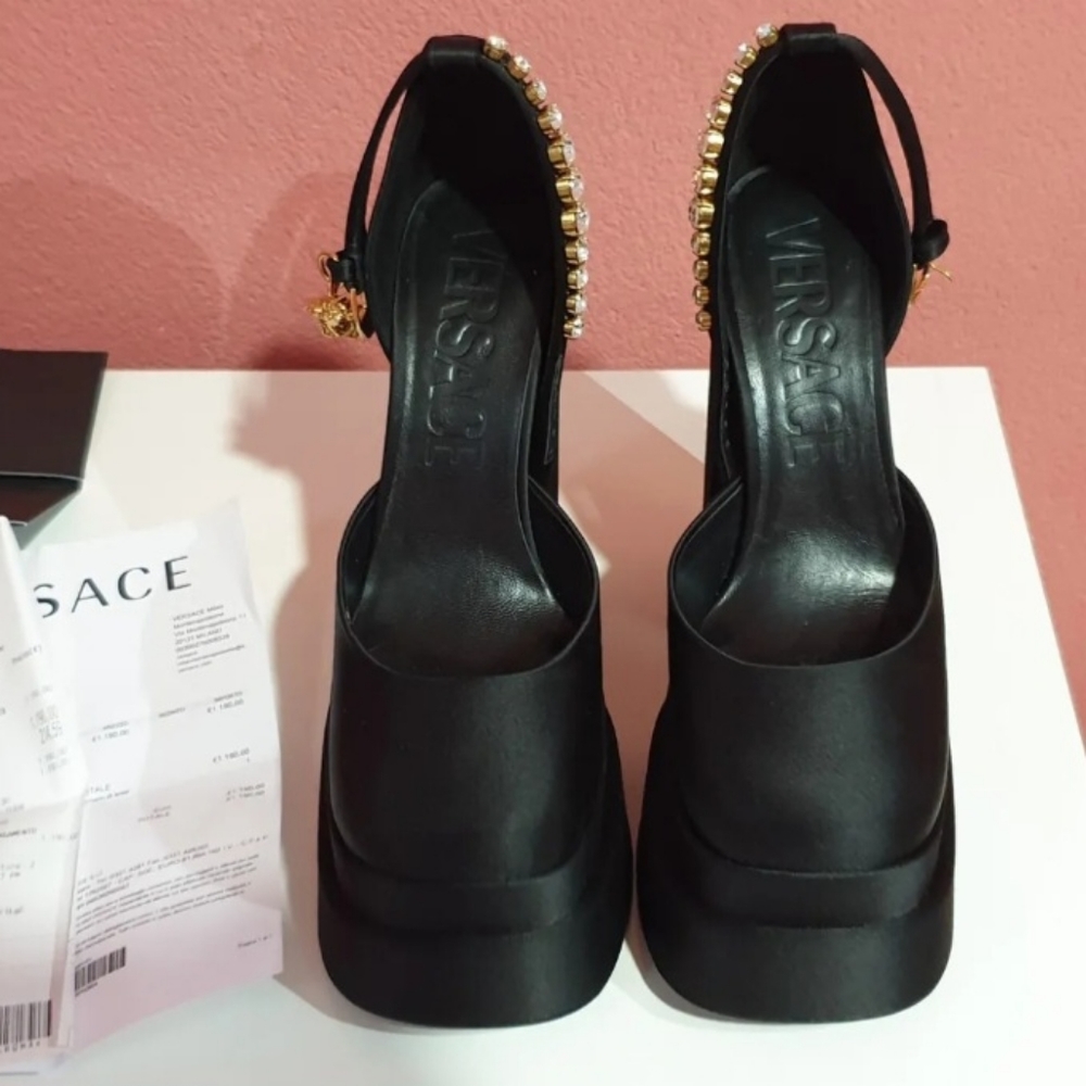 Versace MEDUSA AEVITAS PLATFORM PUMPS